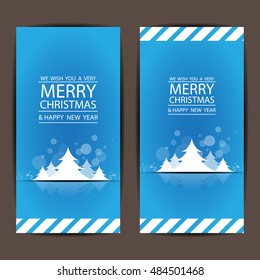 Merry Christmas and Happy new year,vector design