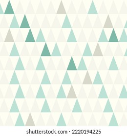 Merry Christmas and Happy New Year.Winter holiday greeting card with seamless geometric pattern background. 