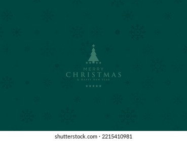 Merry christmas and happy newyear with pine tree emerald green theme background for advertisement brochure template banner website cover product package design presentation vector eps.