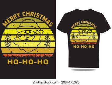 Merry Christmas ho ho ho t-shirt design