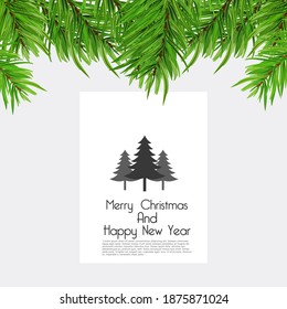 Merry Christmas, Christmas Holiday Celebration Greeting Card, Holiday Day, Festive Vector Text Background