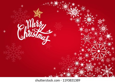 Merry Christmas holiday design background vector