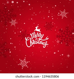 Merry Christmas holiday design background vector