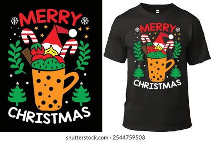 Merry Christmas | Holiday season Happy Christmas Holiday day | Santa merry Christmas| Holidays T shirt
