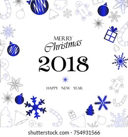 Merry Christmas holiday vector
