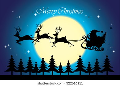 Merry Christmas holidays vector design