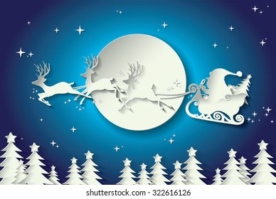 Merry Christmas holidays vector design