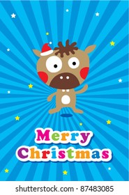merry christmas horse