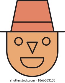 Merry Christmas icon  filled outline Vector useable