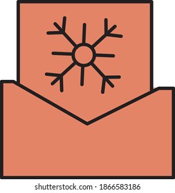 Merry Christmas icon  filled outline Vector useable