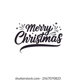 Merry Christmas icon flat vector design