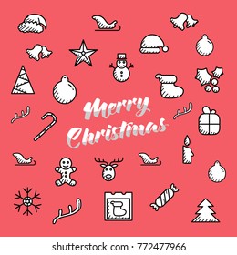 Merry Christmas - icon set