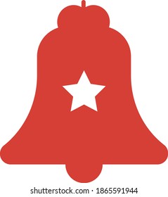 Merry Christmas icon  solid style vector 