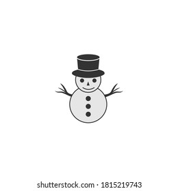 merry christmas icon vector symbol isolated illustration white background