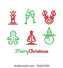 Merry Christmas Icons