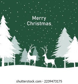 merry christmas illust vector design