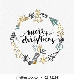 Merry Christmas illustration
