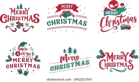 Merry Christmas illustration vector design