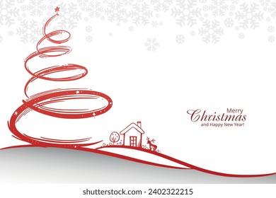 Merry Christmas illustration vector design