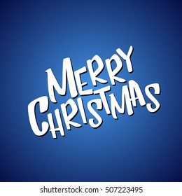 Merry Christmas inscription