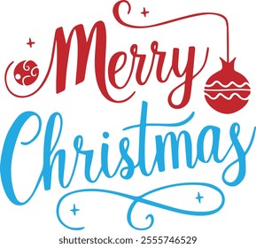 merry christmas isolate lettering template banner,poster vector image
