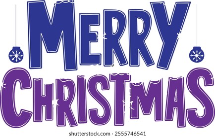 merry christmas isolate lettering template banner,poster vector image