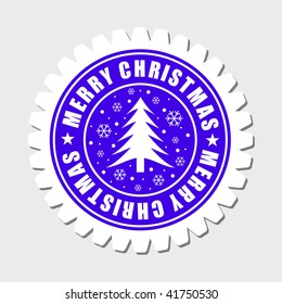 Merry Christmas Label