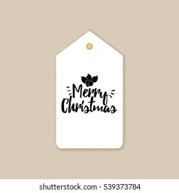 Merry Christmas label