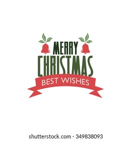 merry christmas label theme
