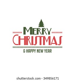 merry christmas label theme