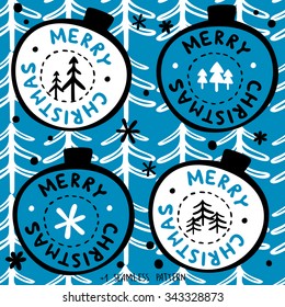 Merry Christmas labels and badges set, vector elements
