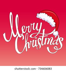 Merry Christmas Landscape. Vector