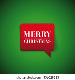 Merry Christmas lebel vector lettering