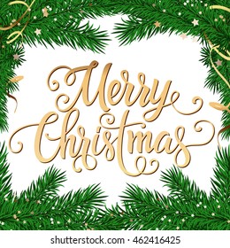 Merry Christmas Lettering 1