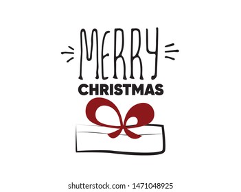 
Merry christmas lettering 2020. Xmas hand drawn vector.