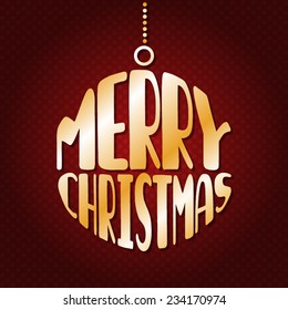 Merry Christmas Lettering