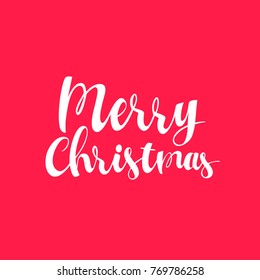 Merry Christmas Lettering