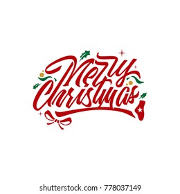 Merry Christmas Lettering