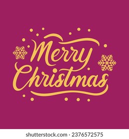 Merry Christmas leting arte vector creativo
