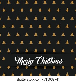 merry christmas lettering decoration card design