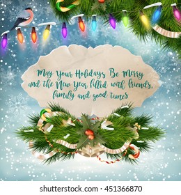 Merry Christmas Lettering Design. EPS 10 vector file included
