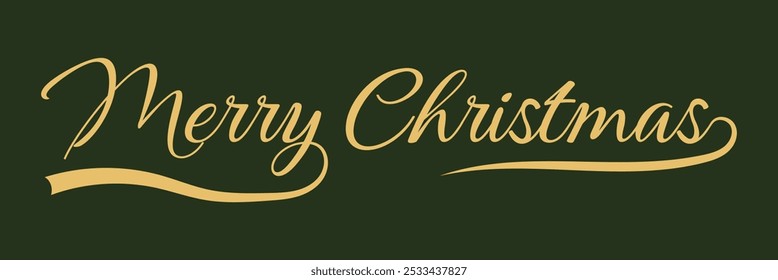 Merry christmas lettering design. Xmas holidays decoration card. Merry Christmas Calligraphy. Eps 10. 