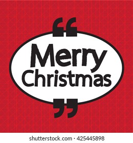 Merry Christmas lettering illustration design