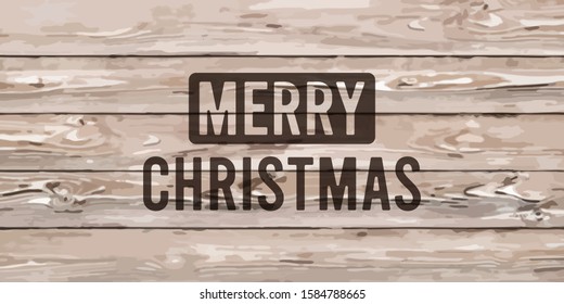 Merry Christmas Lettering over white brick wall text for design greeting cards. Holiday Greeting Gift Poster. Calligraphy modern Font