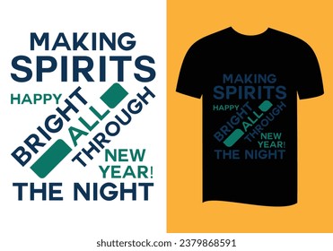 Merry Christmas lettering typography quote, Christmas t-shirt, Christmas tree design and ready for print design