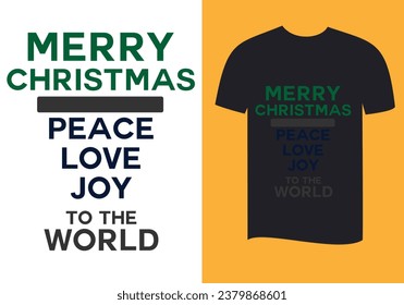 Merry Christmas lettering typography quote, Christmas t-shirt, Christmas tree design and ready for print design
