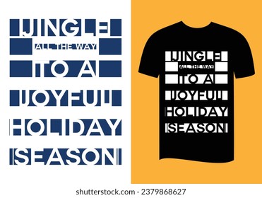 Merry Christmas lettering typography quote, Christmas t-shirt, Christmas tree design and ready for print design