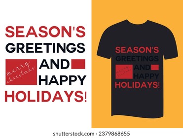 Merry Christmas lettering typography quote, Christmas t-shirt, Christmas tree design and ready for print design
