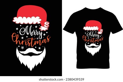 Merry Christmas lettering typography quote, Christmas t-shirt design, Christmas merchandise designs, merry christmas vector t-shirt design