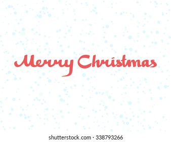 Merry Christmas / lettering / vector